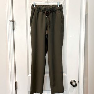 Lululemon size 2 joggers in olive green